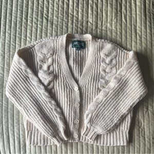 Cream button up Cardigan